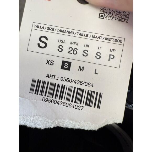 NWT ZARA Black White Sculptural Bustier Corset Top Size Small Avant-Garde - Picture 11 of 11